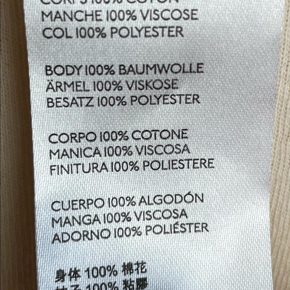 Free People Jade Long Sleeve Contrast Print Top S - Picture 7 of 9